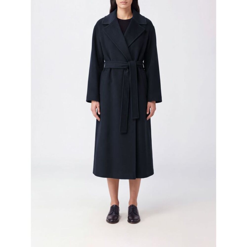 'S Max Mara Women 'S Max Mara Long Wool And Cashmere Robe Coat With Belt